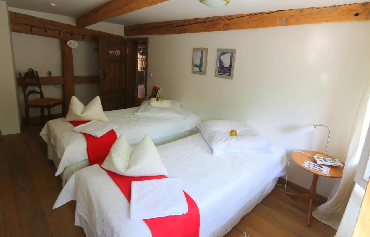 Fachwerk-Kultur-Pension Tangobruecke ไอน์เบค ภายนอก รูปภาพ