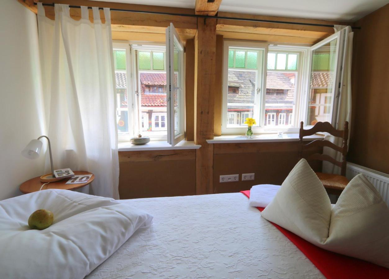 Fachwerk-Kultur-Pension Tangobruecke ไอน์เบค ภายนอก รูปภาพ